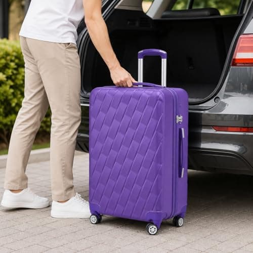 CMY Suitcase 24 Inch Medium Hard Shell Check-in Luggage — view 2