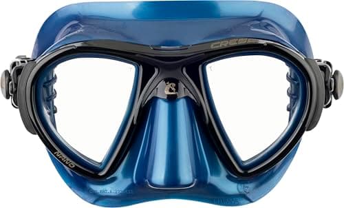 Cressi Nano Mask Diving Masks - Silver/Black, Uni — view 3