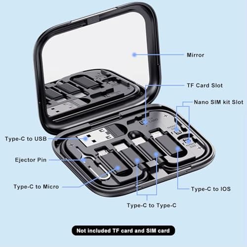 Betron USB Type C to Lightning, Micro-USB, and USB-A Adapter Set — view 3