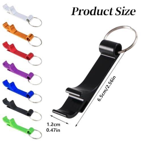TEEKU 7-in-1 Bottle and Can Opener Keychain Pocket Multi-Tool — view 6