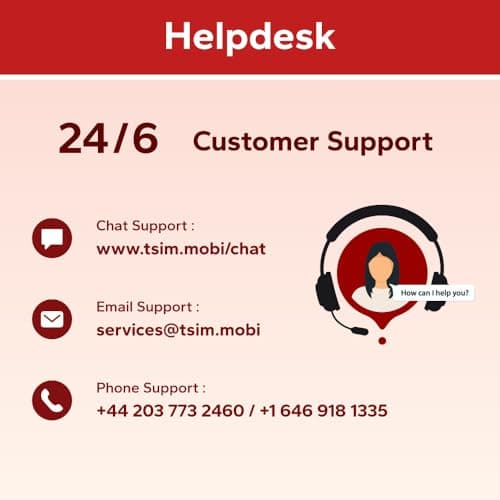 TSIM Prepaid Turkey eSIM for Travel | 30 days 20GB 5G Speed | Hotspot Allowed | eSIM QR Code Sent by Email within 24Hrs of Shipping | Scan QR Code and use Immediately | Data Only No Voice — view 4