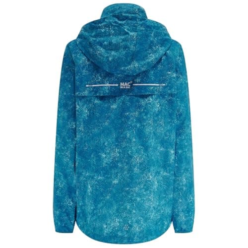 Mac in a Sac Origin II Waterproof Packable Jacket Unisex, M, Teal Etch — view 4