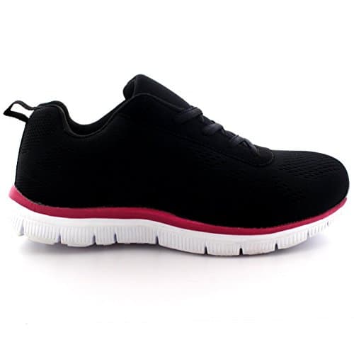 Get Fit Women’s Slip-On Walking Shoes - Lightweight Breathable Trainers with Memory Foam - Casual Work Sneakers - Comfortable Gym, Travel & Everyday Wear - Navy - UK6/EU63 — view 5