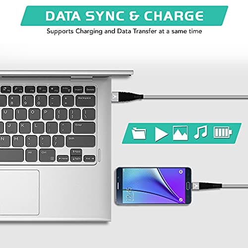 USB C Charger Cable 3 Pack 15CM, 1M, 2M USB A to USBC Cable Type C Charger Fast Charging Phone Lead for iPad Air iPhone 17 16 15 Pro Max Plus, Samsung Galaxy S25 S24 Ultra, Huawei, Google Pixel Grey — view 5