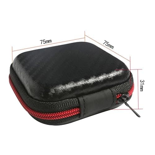 TINEASUR Black Cloth Phone Charger Box for USB Cable Storage and Travel — view 5