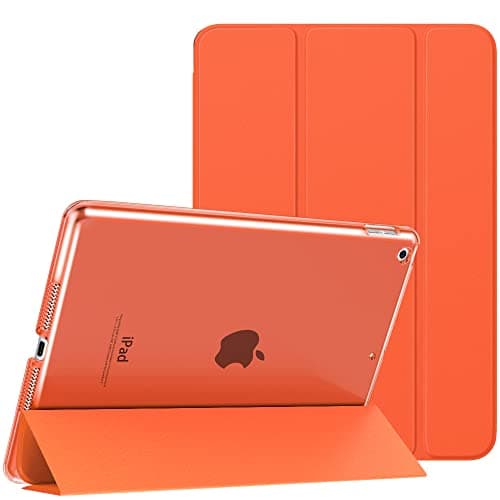 Moko Smart Case for iPad 9th/ 8th/ 7th Generation Case 10.2 Inch, Orange