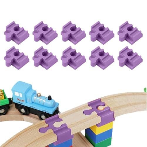 Wooden Train Track Connectors – 10PCS Adapters | Universal Fit — view 6