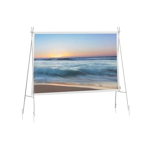 XGIMI Outdoor Portable Projector Screen 70" Foldable & Lightweight - Camping/Backyard Compatible with Horizon Series/Mogo Series/Halo+ Series Long Throw Projectors | HD/4K HDR10+ | Travel Movie Screen