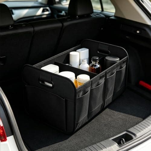 Trunk Organizer Multi-Compartment Waterproof Storage — view 3