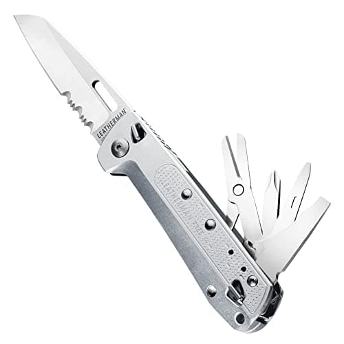 Leatherman Free K4X Multi-Tool with 9 Built-In Tools with All-Locking Features, Multipurpose Camping and Survival Tool, Made in the USA