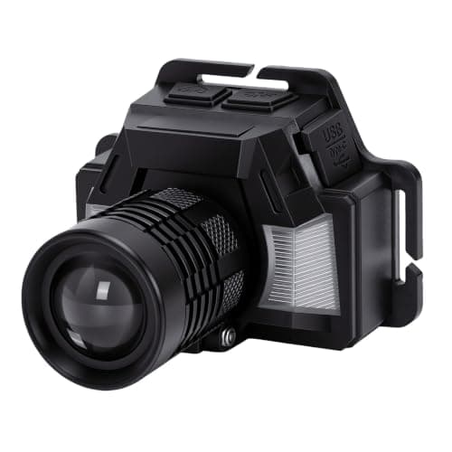 Kikumi Rechargeable Headlamp with Motion Sensor, 2400mAh LED Work Light — view 4