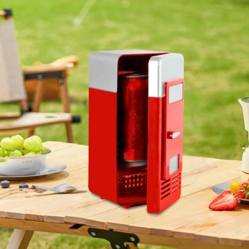 Mini Fridge Portable, USB Small Fridge Cooler & Warmer