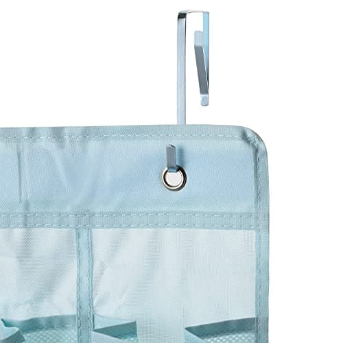 Amazon Basics Over-the-Door Organiser with 24 Pockets, Jade Green, 47 x 6.3 x 165 cm — view 3