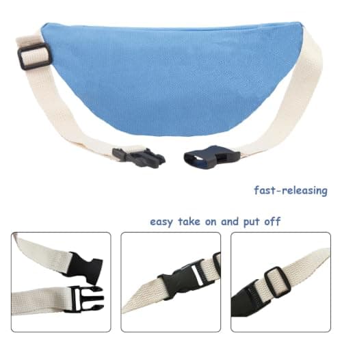 Dzxin Fanny Pack,Kids Bum Bag Bumbag Cartoon Hipsack Belt Bag Waist Bag Fanny Pack Fabric Nylon Money BeltCrossbody Chest Bag for Children Grils Boys Running Hiking Travel Sports — view 3