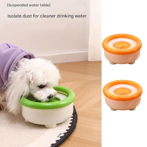 FOLODA Hygienic Spill-Resistant Pet Dog Treat Food Spill Proof Anti Slip Bottom Large Dogs 1500ml Water Dispenser USB Expansion Dock Featuring Pen Storage — view 2