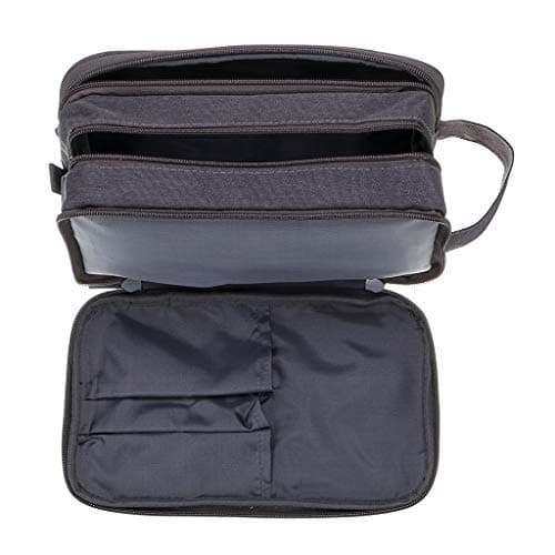 IGNPION Mens Wash Bag, Dry Wet Separation Travel Toiletry Bag, Dopp Kit Bag — view 4