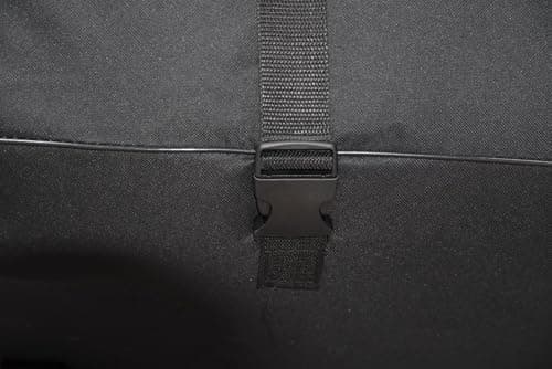 Extra Large Foldable Duffel Bag for Travel – Heavy-Duty Cargo Bag with Zippers & Reinforced Handles, TSA Approved, Water-Resistant, Security Strap, Black, 91.5 cm, Heavy-Duty Cargo Duffel — view 5