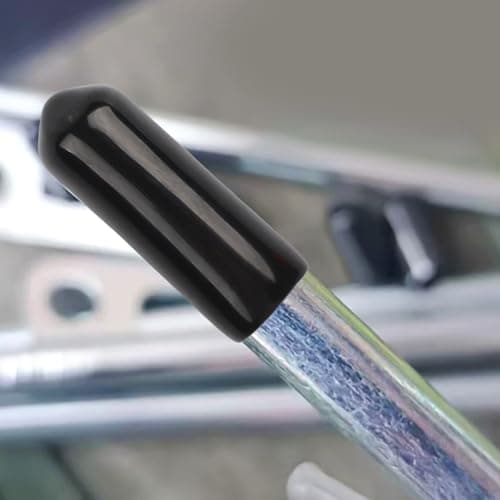 100PCS Outdoor Ground Nail Protective Covers for Tent Pegs & Stakes – PVC Rubber Sheath, 26mm x 8mm, Black – Compatible with Camping, Hiking, and Festival Use — view 3