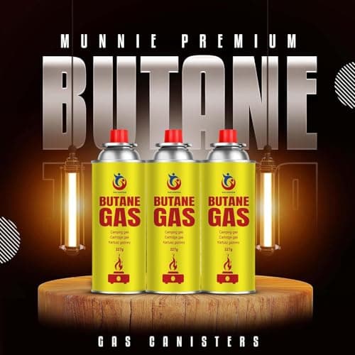 Easy Shopping® Butane Gas Canister Bottles Camping Stove Heater Cooker Blowtorch Portable Burner Weed Wand BBQ (8) — view 3