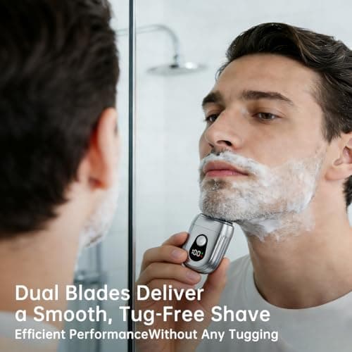 Portable Mini Electric Shaver for Men & Women – USB-C Rechargeable Waterproof Cordless Razor, Compact Travel Face & Body Trimmer for Home & Business — view 6