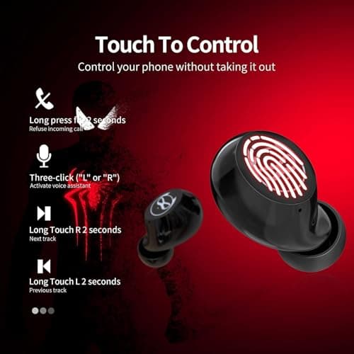 AMAFACE Kids Wireless Earbuds,Bluetooth 5.3 in Ear Headphones with Dual Mics 3D HiFi Stereo Earphones for Kids Children'S Day Gift 36H Playtime Music/Game with Mini Portable Charging Case — view 6