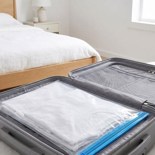 8pcs Travel Roll up Compression Bags for Clothes and Bedding 50x70cm — view 4
