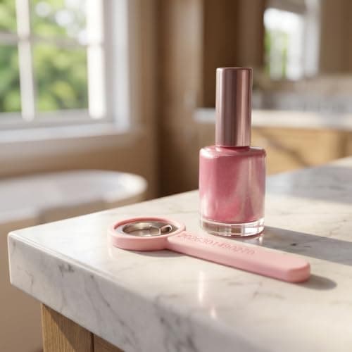 2pcs Pink Magnetic Nail Polish Tool Kit for Cat Eye Art Travel — view 6