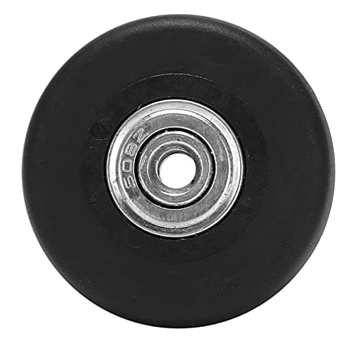 NINGWANG 2 Sets of Luggage Suitcase Replacement Wheels Axles Deluxe Repair Tool OD 50mm, Black — view 3