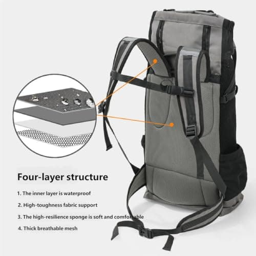 Large Dog Carrier Backpack, Adjustable Pet Travel Rucksack 15-30kg — view 4