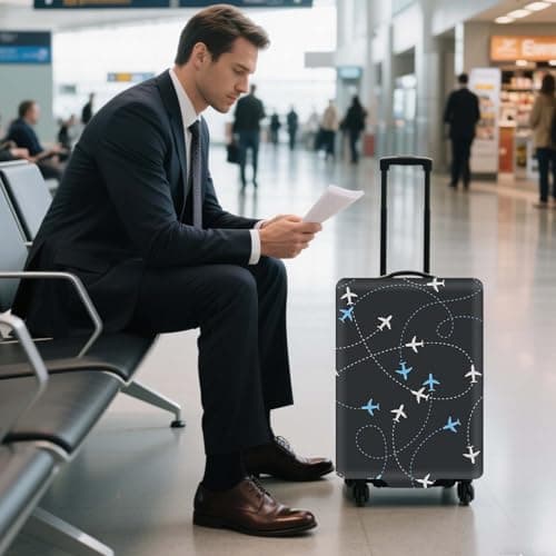 Elastic Travel Luggage Cover, Suitcase Covers for 18-32 Inch, Luggage Protector Suitcase Cover, Washable Trolley Case Covers, Dustproof and Scratchproof (XL(29-32 inches)) — view 5