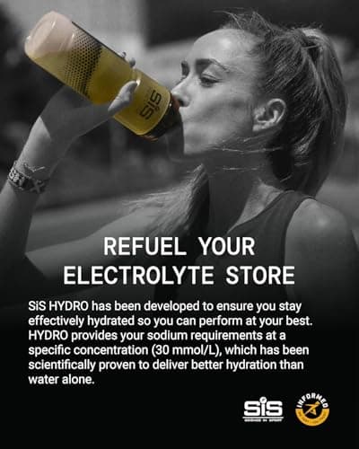 SiS Hydro Electrolyte Tablets - Effervescent Hydration - Virtually Calorie‑Free - Informed‑Sport Certified - Dissolves in 500ml Water - 20 Tabs Per Tube (4 Tubes, Mixed Bundle) — view 2