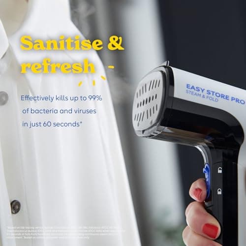Russell Hobbs Handheld Clothes Steamer, 1500W, Foldable, 26740 — view 4