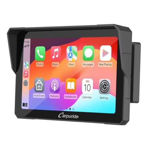 Carpuride W702B Motorcycle Carplay Screen with Mount for BMW Motorbike