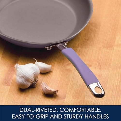 HJZSZX Nonstick Cookware Pots and Pans Set 12 Piece Lavender Purple,Lavender Purple,12 pc — view 5