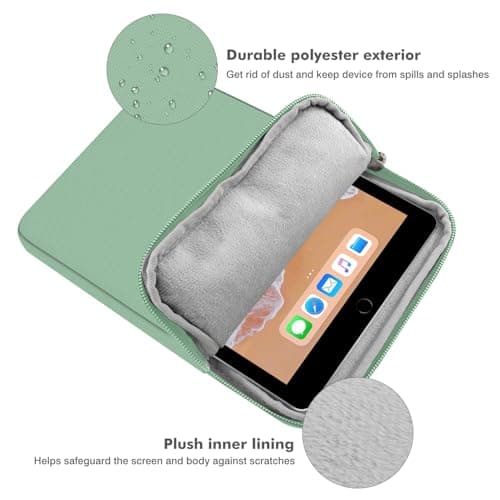 MoKo 9-11 Inch Tablet Sleeve Bag with Soft Padded Lining — view 3