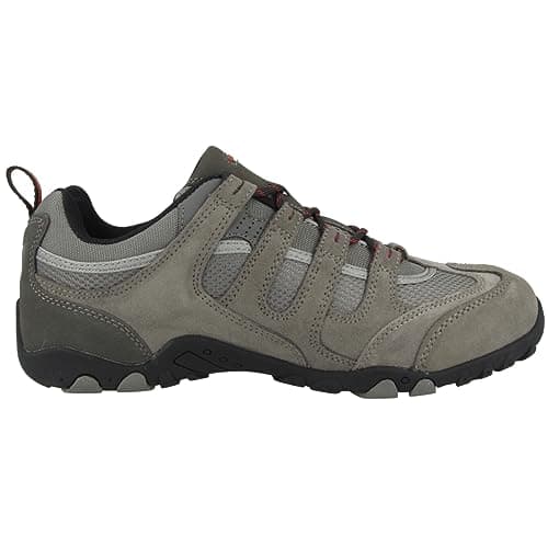 Hi-Tec Quadra Classic Men Low Rise Hiking Boots, Grey (Charcoal/Black/Red 053), 10 UK (44 EU) — view 3