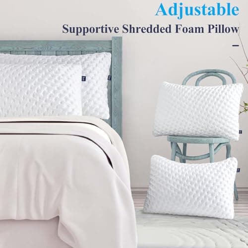 BedStory Shredded Memory Foam Pillows 4 Pack, 50x75cm — view 6