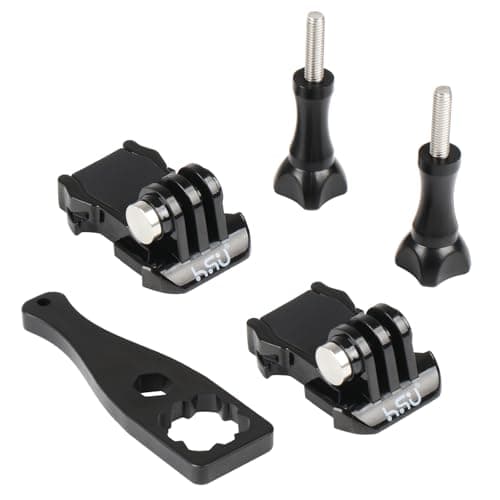 HSU 2 Pack Quick Release Buckle Clip Basic Mount for GoPro Action Cameras