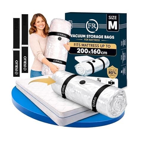 Mattress Vacuum Bag for Foam, Gel, Latex-Mattress up to 200×160cm (79”×63”)