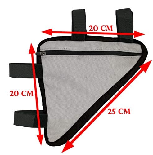 LTG Bike Bag Bicycle Cycle Front Tube Triangle Frame Storage Pack Pouch Purse (Pink) — view 2