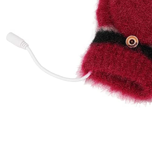 Brrnoo USB Heated Gloves, Palm and Back Heating, Flip Top — view 4