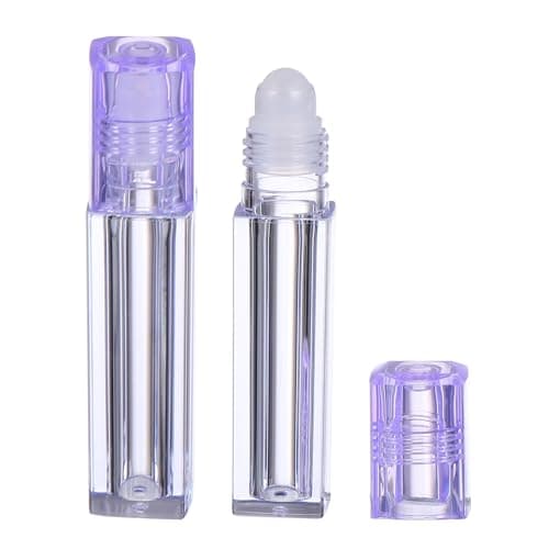 PRETYZOOM Plastic Roller Bottles 10 Pack Purple 6.5ml for Essential Oils