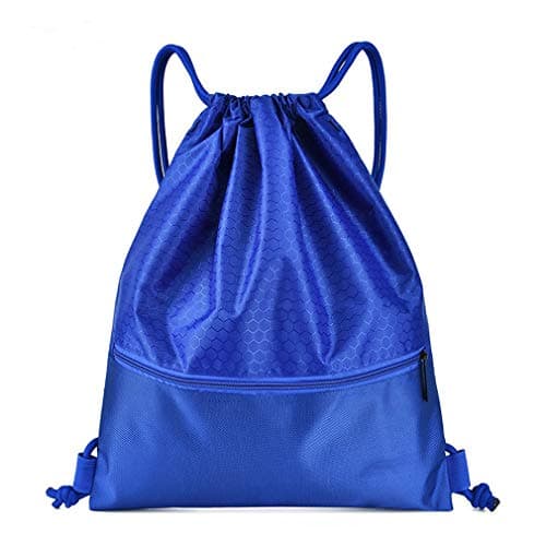 Fauhsto Drawstring Bag Backpack Gym Bags Bicycle Sports Bag Waterproof Lightweight Bag with Bundle Drawstring for Women Mens School Sackpack Backpack walking,Hiking Travel Swimming Fitness Bag