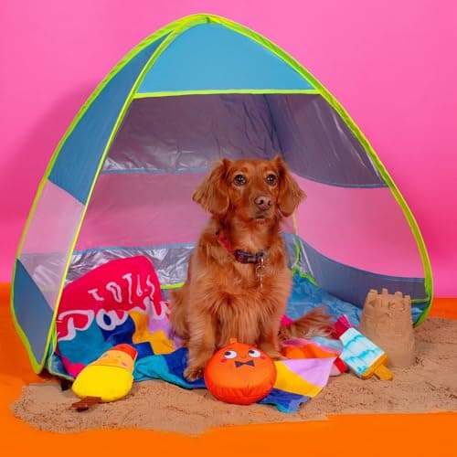 YöL Pop Up Sun Shelter Pet Tent Dog Puppy Lightweight Beach Holiday Travel Cooling Shade Portable — view 2