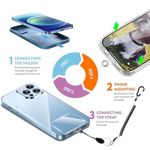 HEZEN Magnetic Clip for Cell Phones on Backpack Strap, Magnetic Phone Holder for Shoulder Strap, Mobile Phone Strap Attachment Clamp - Suitable for Hiking/Climbing/Travel/Outdoor — view 6
