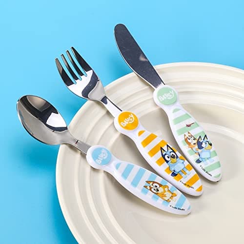 Bluey Kids 3 Piece Cutlery Set – Includes Knife, Fork and Spoon — view 5
