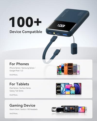 INIU Power Bank, Slimmest 10000mAh 45W PD Fast Charging Portable Charger — view 6