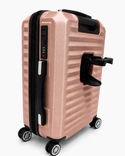 Underseat 45 X 36 x 20 cm Travel Trolley Case with Detachable Wheels (T-HC-US-1811) (Rose Gold) — view 5