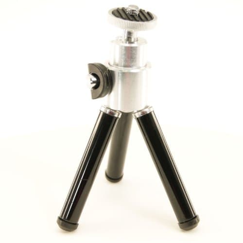 Ex-Pro Table-Top Mini Tripod, Aluminium Telescopic and compact - 3 Level - 15cm, 12.7cm & 10cm - Black & Silver — view 6