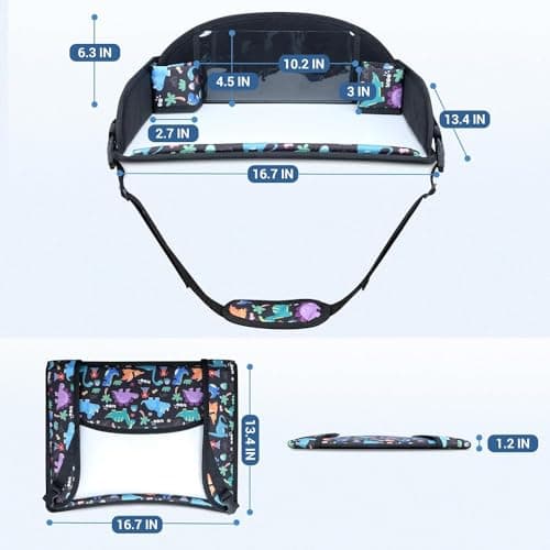 INFANZIA Kids Travel Tray for Car Seat, Road Trip Activities for kids — view 2